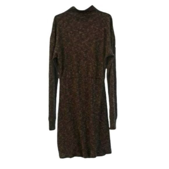 NWT Xhilaration Long Sleeve Mock‎ Neck Cinched Bottom Sweater Mini Dress - Picture 3 of 5
